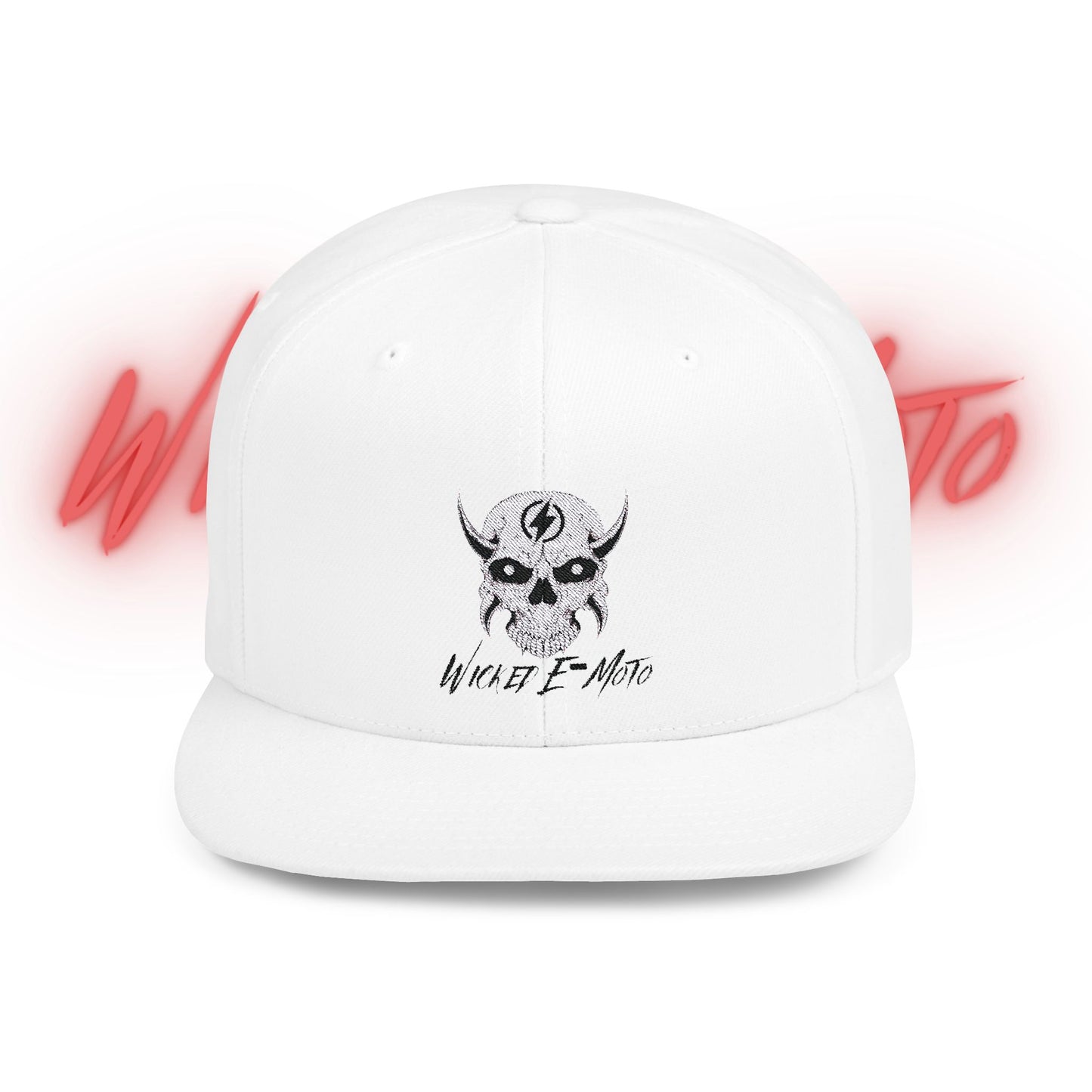 Wicked E-Moto Signature Flat Bill Snapback