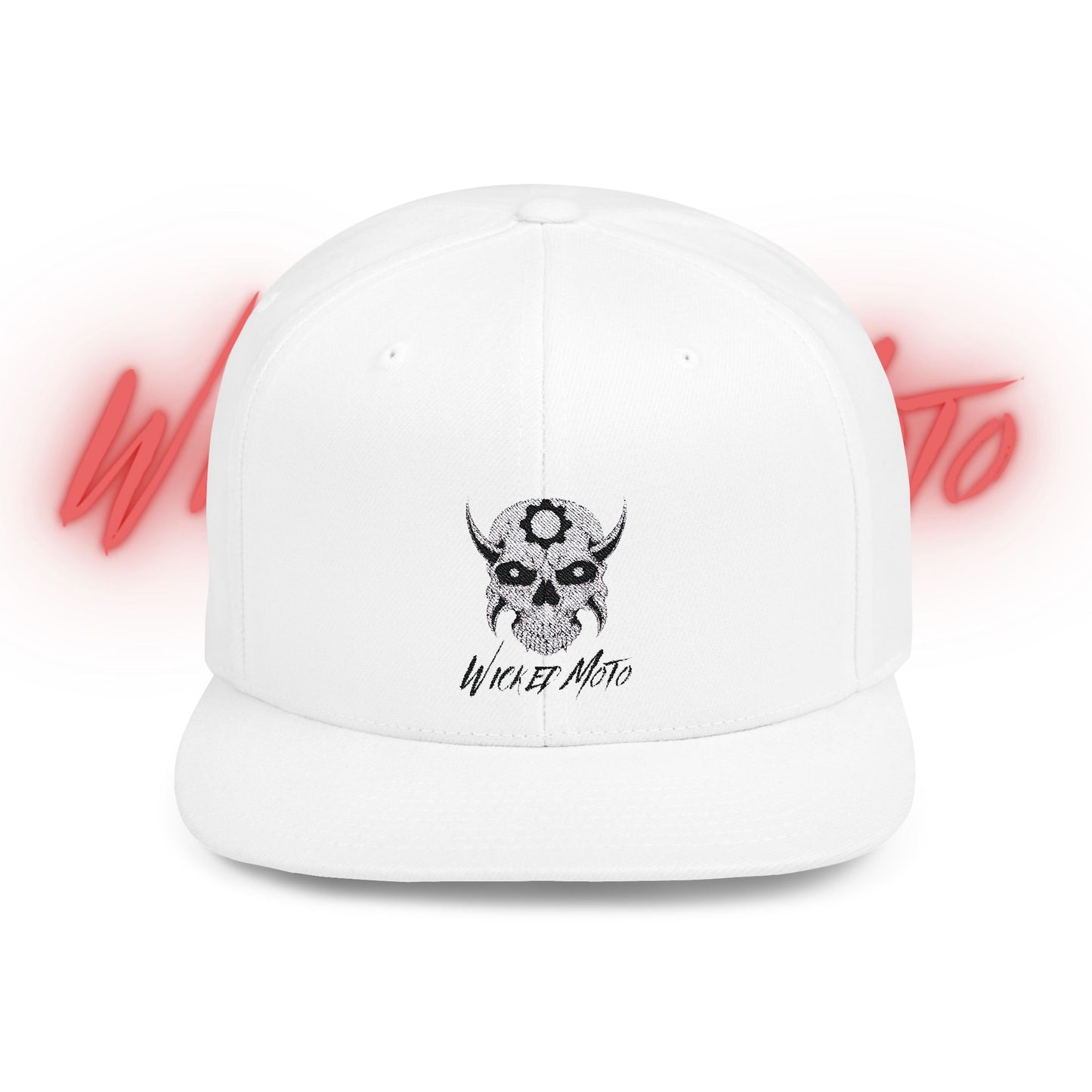 Wicked Moto Signature Flat Bill Snapback