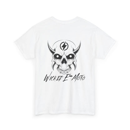 Wicked E-Moto Rear Logo Unisex Heavy Cotton Tee
