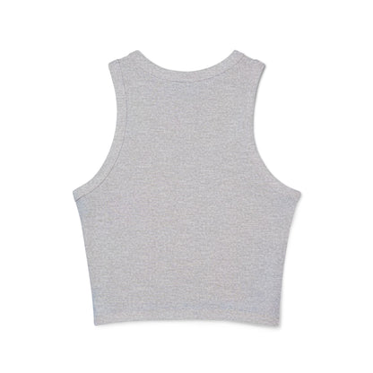 Wicked Moto Customs Logo Women's Micro Rib Racer Tank Top