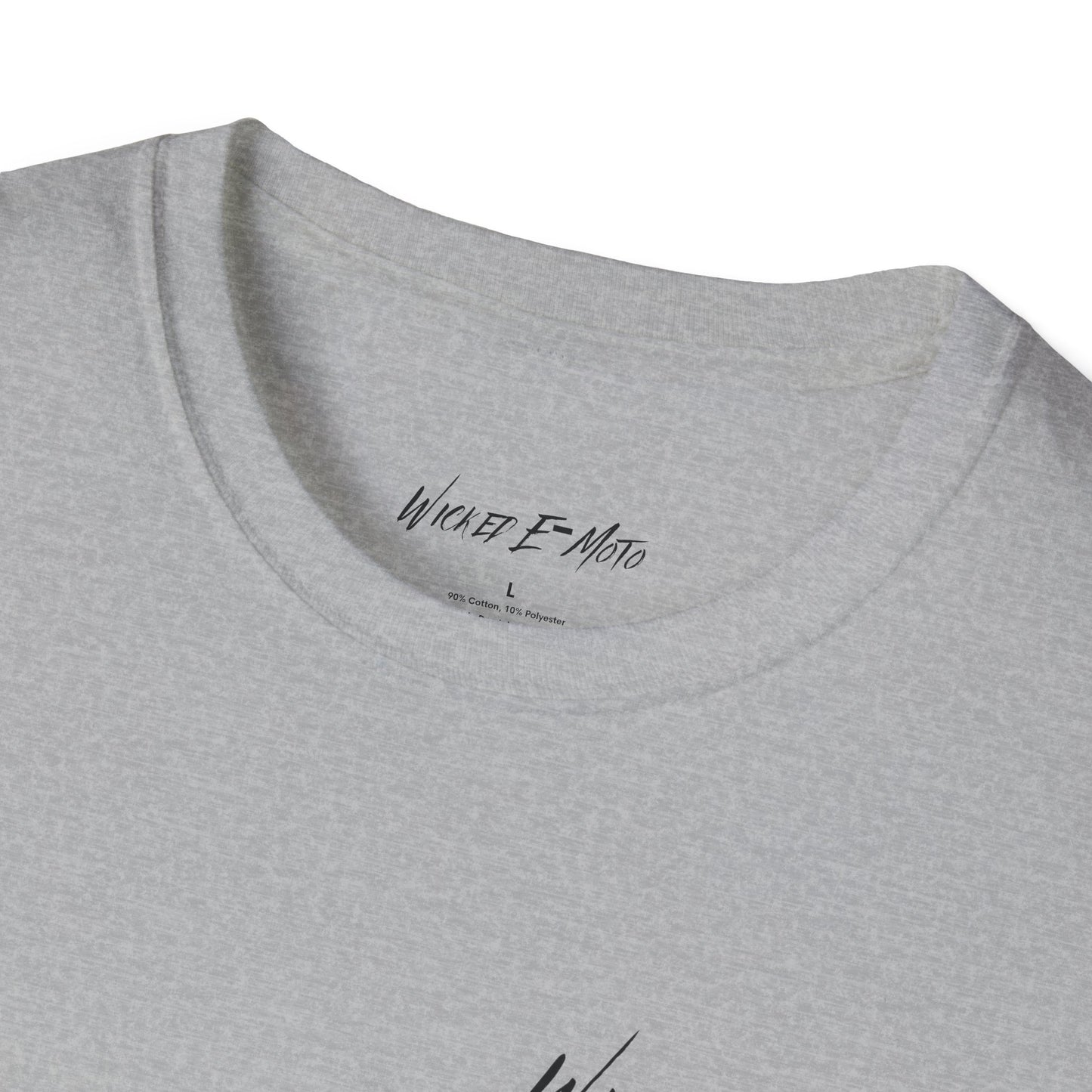 Wicked E-Moto Skull Logo Unisex Softstyle T-Shirt
