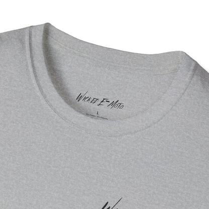 Wicked E-Moto Skull Logo Unisex Softstyle T-Shirt