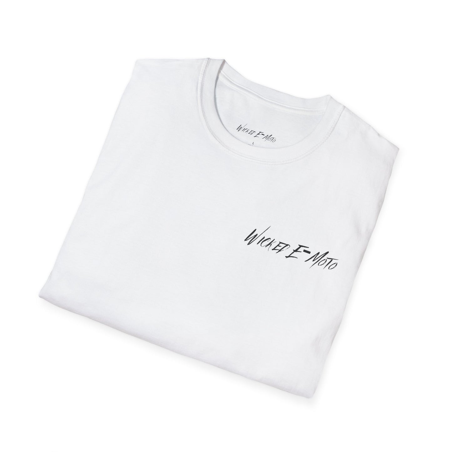 Wicked E-Moto Skull Logo Unisex Softstyle T-Shirt