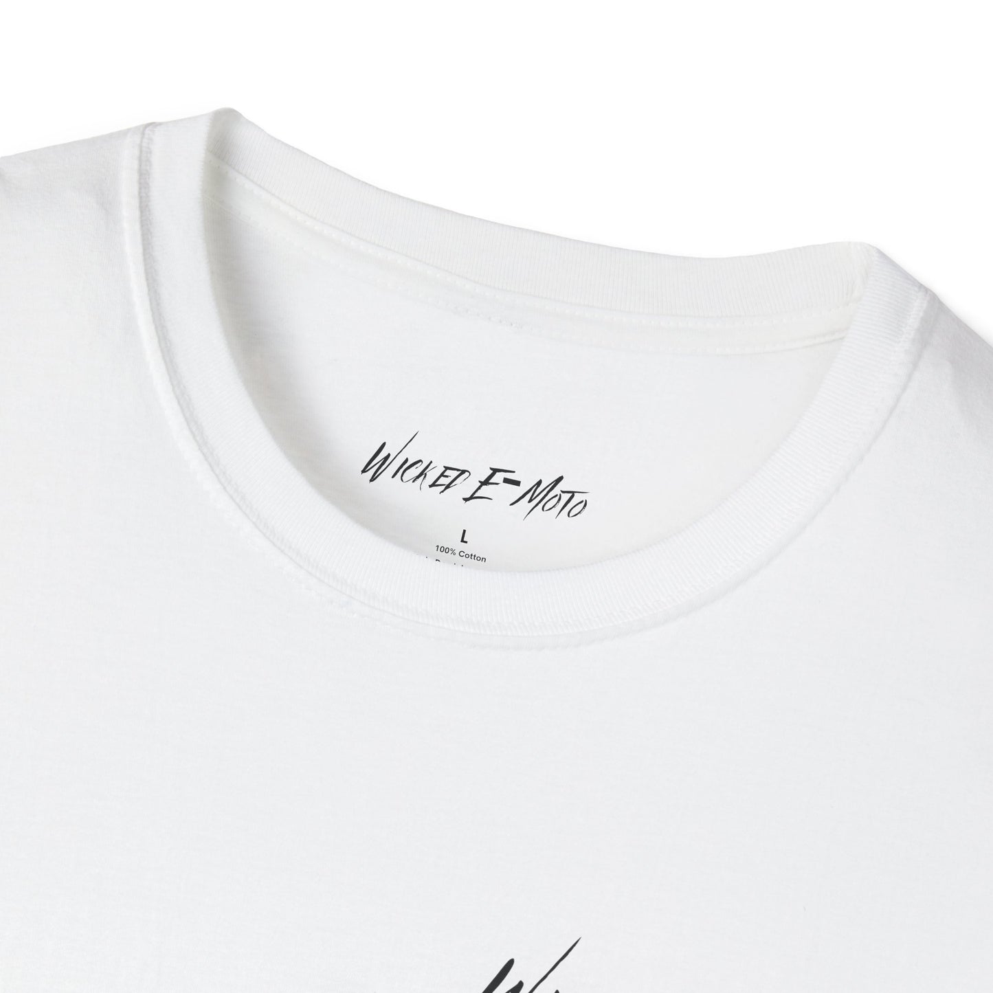 Wicked E-Moto Skull Logo Unisex Softstyle T-Shirt