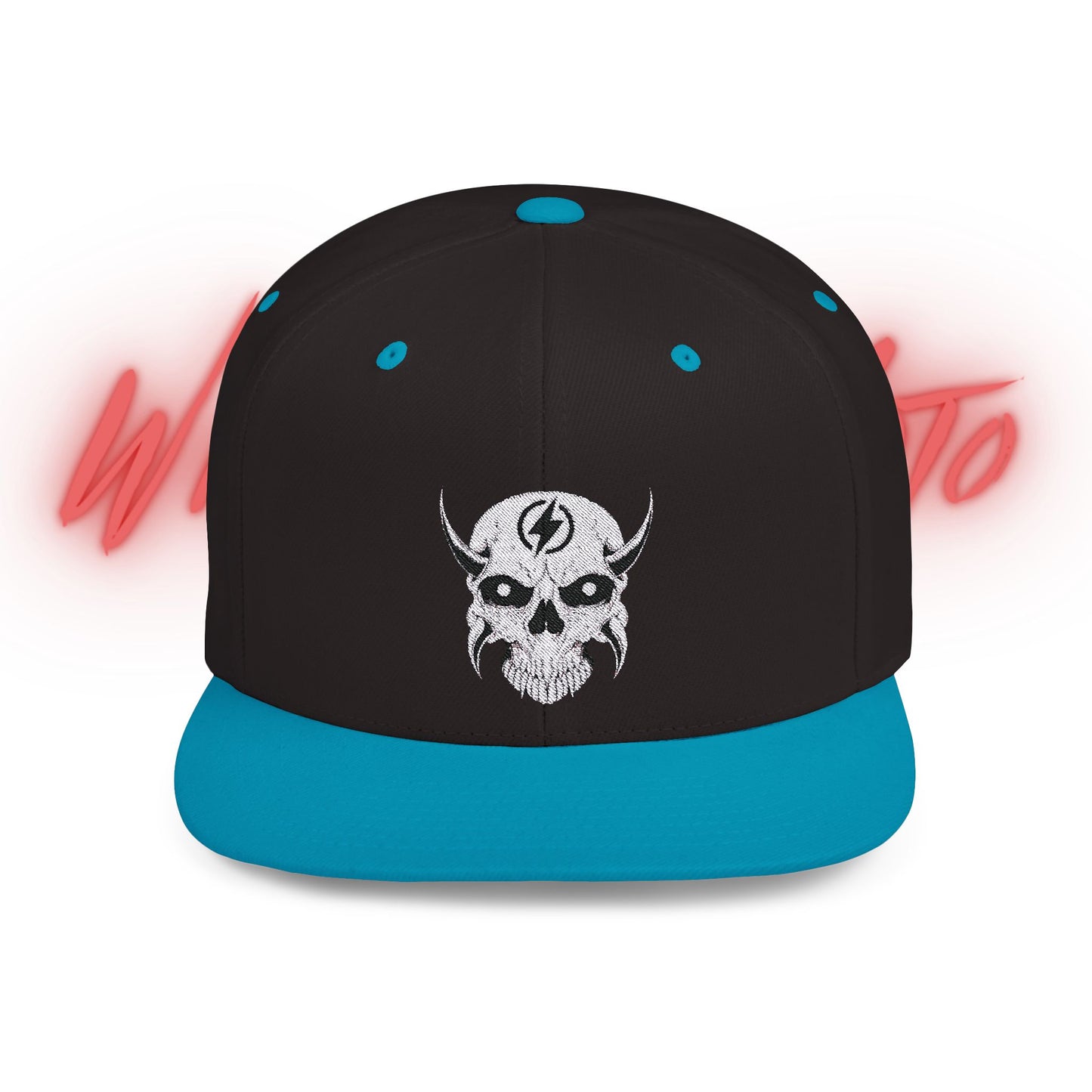 Wicked E-Moto Logo Flat Bill Snapback
