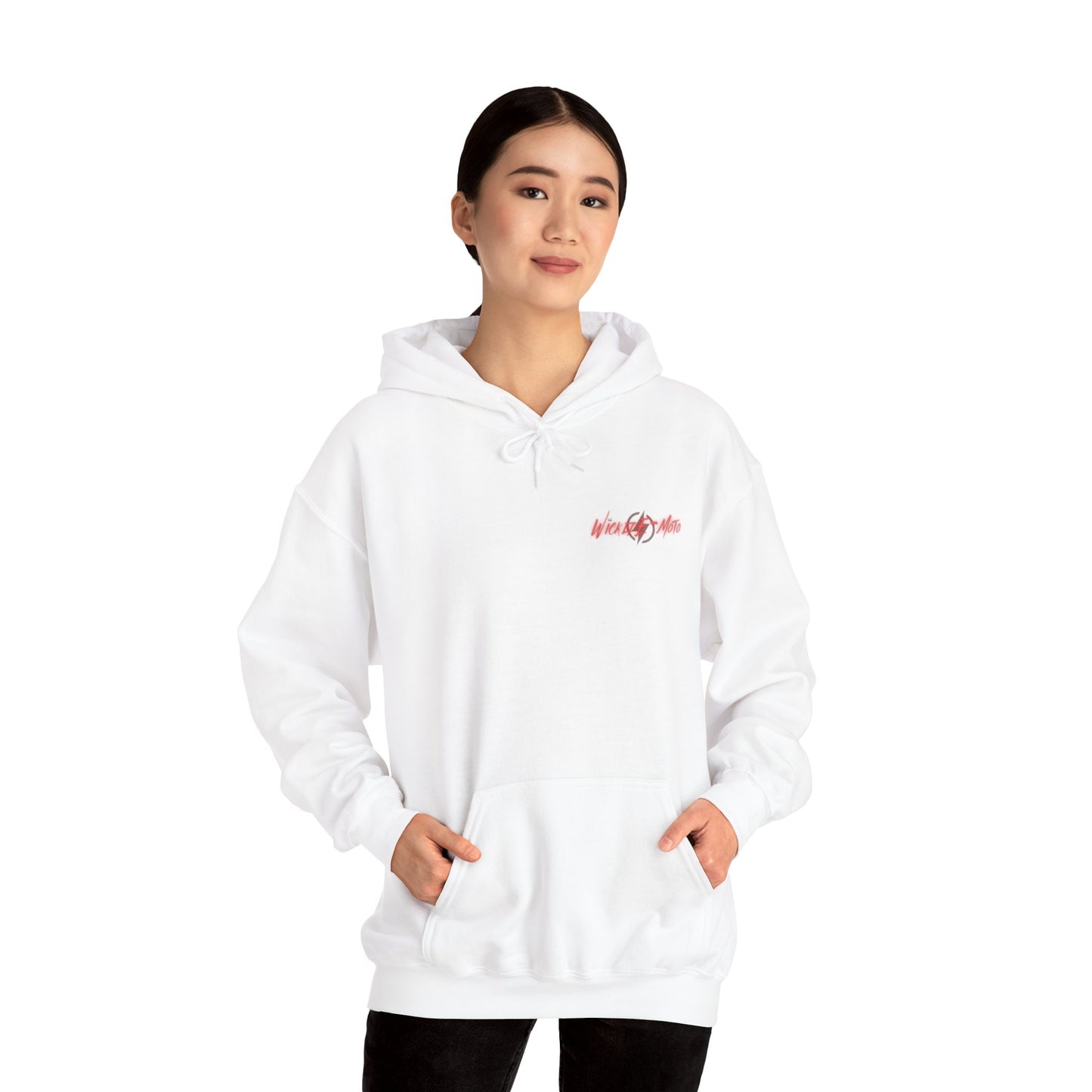 Wicked E-Moto Rear logo Unisex Heavy Blend™ Hooded Sweatshirt