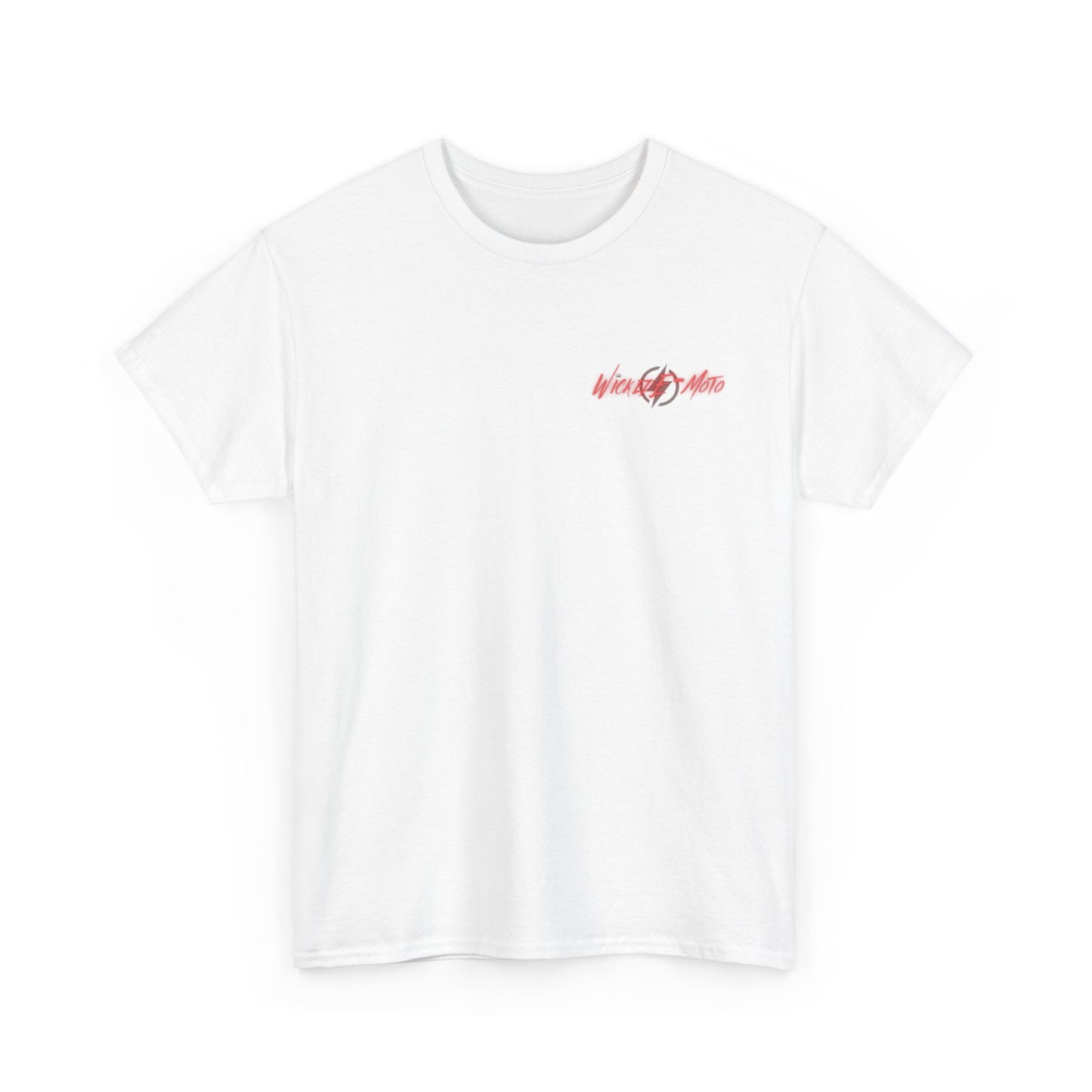 Wicked E-Moto Rear Logo Unisex Heavy Cotton Tee