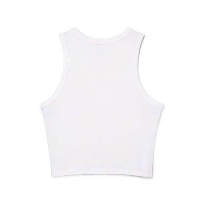 Wicked Moto Customs Logo Women's Micro Rib Racer Tank Top