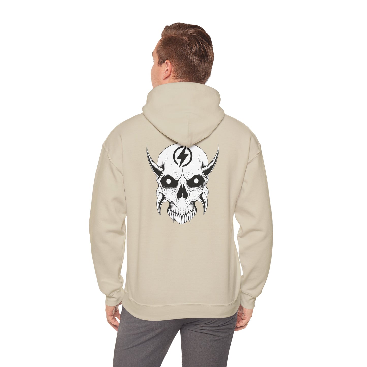Wicked E-Moto Rear logo Unisex Heavy Blend™ Hooded Sweatshirt